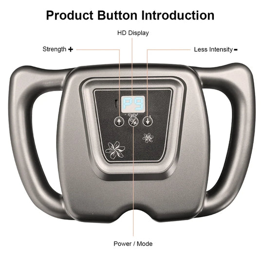 Gun Muscle Massager Gun Sixteen-head High Frequency Neck Shoulder Waist Massage Machine Professional Fascia Massage Gun