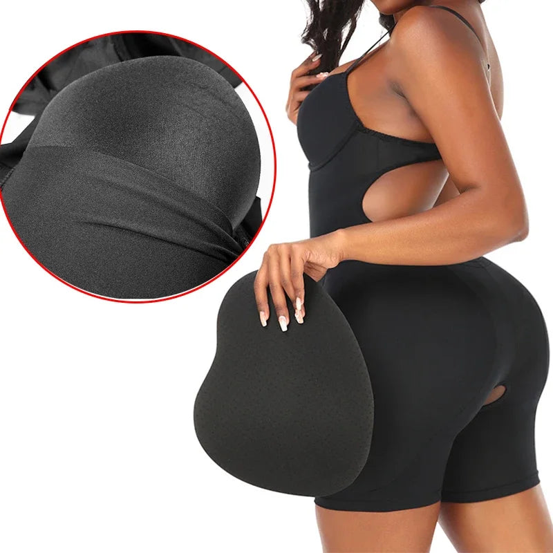 Removable Hip Padded 3D Cup Open Crotch Row Hook Buckle Back