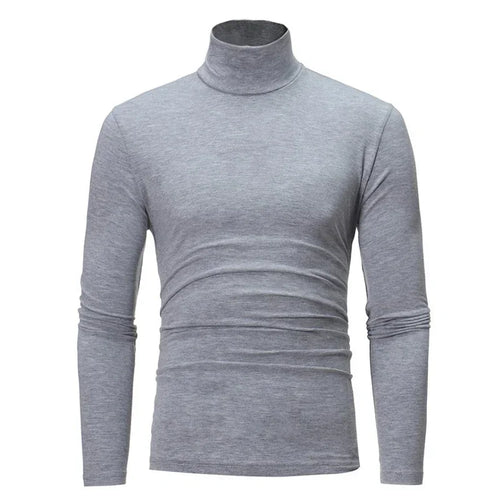 Spring Autumn Thin Men Pullovers Sweaters Turtleneck Knitted Sweater