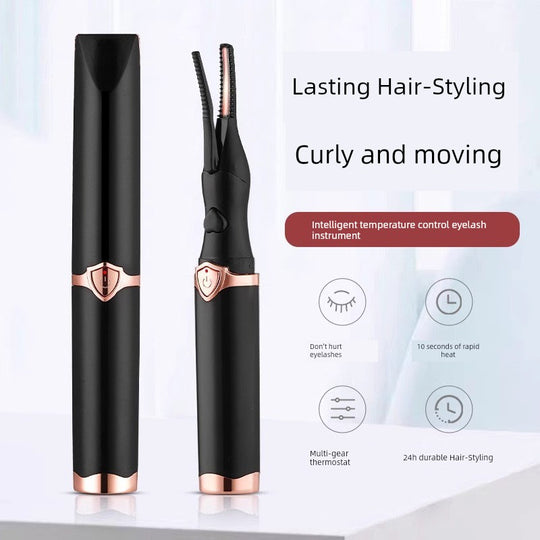 [One Ironing Will Be Warped] Electric Eyelash Curler Electric Heating Electric Heating Eyelash Perm Handy Gadget Charging Lasting Hair-Styling Curler