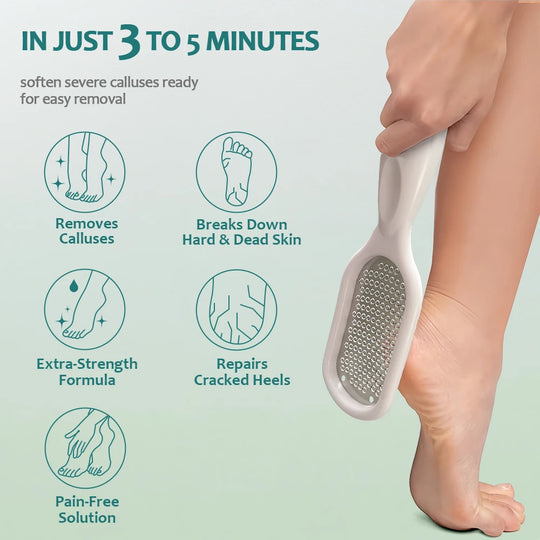 NAILPRO Extra Strength Callus Remover for Feet and Foot File Kit