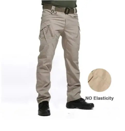 Wear Resistant Work Pant Man Multi-pocket Straight Cargo Trousers