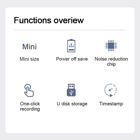 Mini Voice Activated Recorder Digital Audio Recording Keychain Device Wearable Sound Professional Micro Dictaphone STTWUNAKE