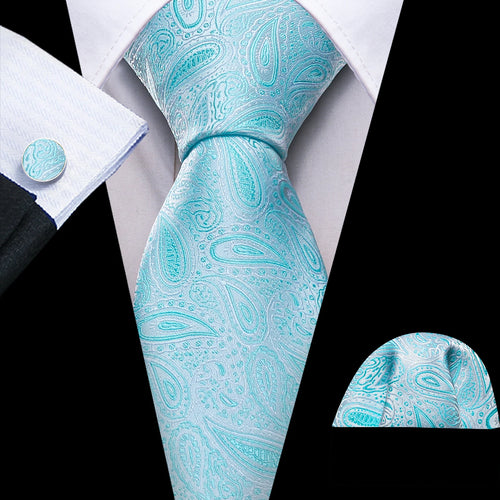 Men Tie Gold Navy Blue Striped Silk Tie 3.4" Jacquard Party