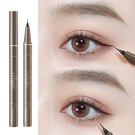 Ultra Thin Black Brown Lower Eyelash Eyeliner Pen Waterproof Lasting