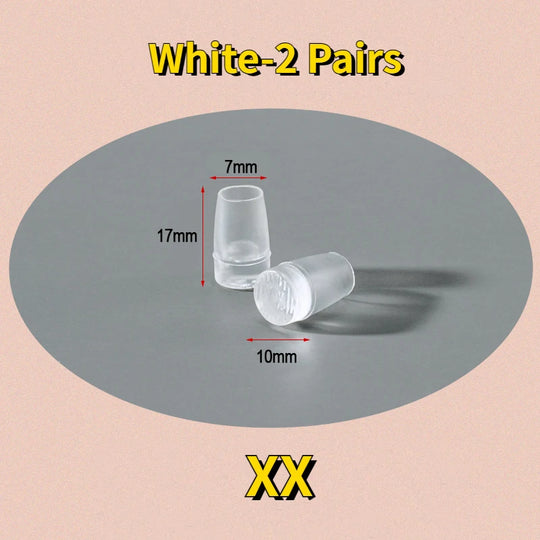 2Pair Round Silicone Heel Protector Stoppers Antislip High Heeler Bridal Latin Stiletto Dancing Covers Wedding Shoes Accessories