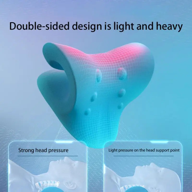 Neck Shoulder Stretcher & Massage Pillow