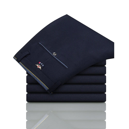 2024 Spring Non-Iron Dress Men Classic Pants Fashion Business Chino