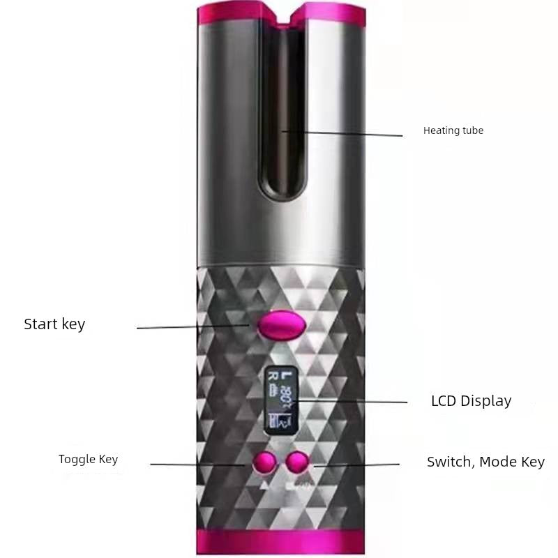 Wireless Hair Curler Cross-Border Fully Automatic Hair Curler USB Charging Bean Bag Portable For Home Hair Curler