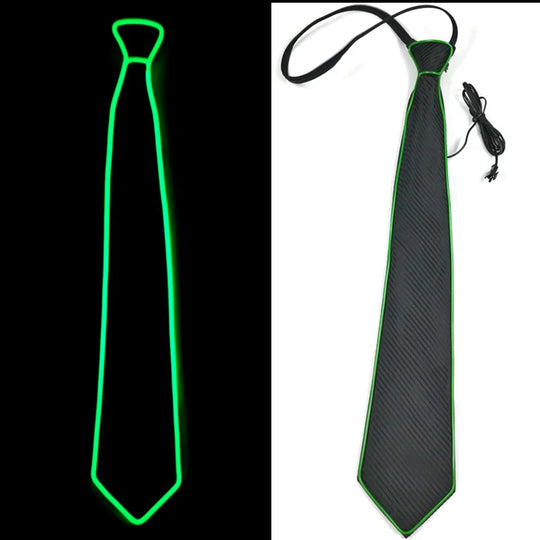light up Men's hat and tie Led luminous Funny hat glowing Top Hat for Fluorescent club dance show props performances costumes