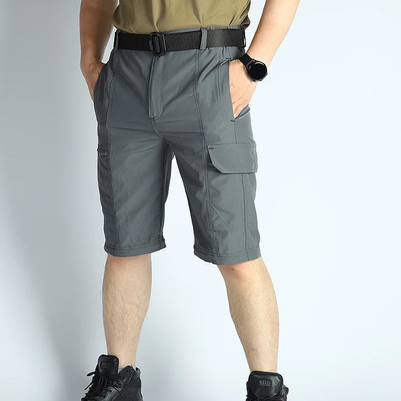 Men's Hiking Pants Convertible Zip Off Lightweight Waterproof Quick Dry Outdoor Fishing Travel Safari Camping Detachable Trouser