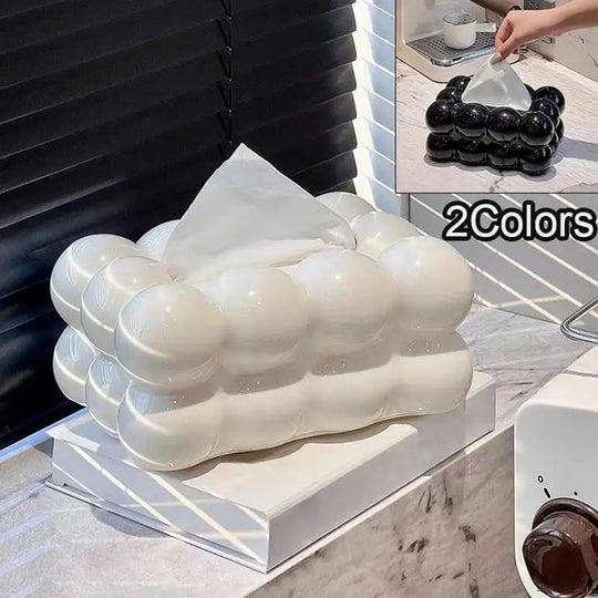 Cloud Design Tissue Box Living Room Coffee Table Paper Towel Dispenser