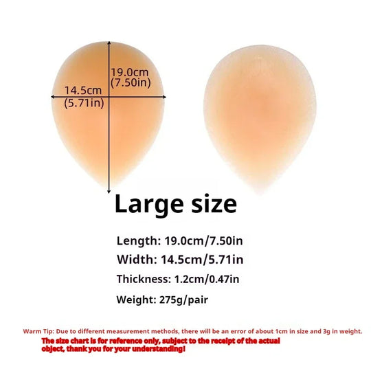 Silicone Hip Sticker False Hip Width Pad Non-marking Hip Simulation