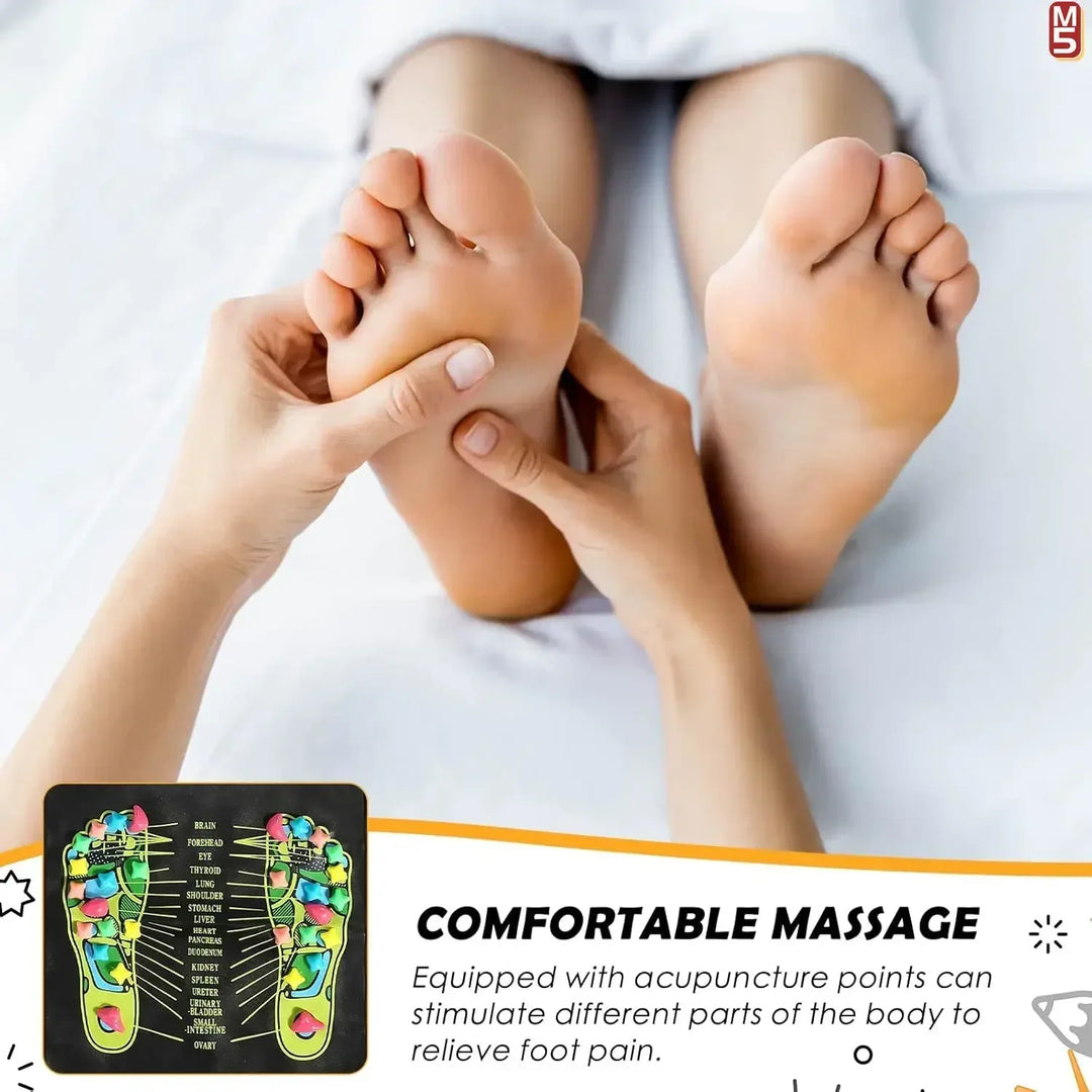Fingerpressure Board Foot Foot Massage Pad Health Walk Foot Pressure Board Foot Massage Pad Imitation Goose Soft Stone Road
