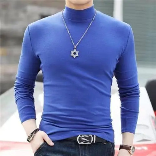 Korean Clothing Blouse Oversize Golf Wear Casual Full Cotton Men's