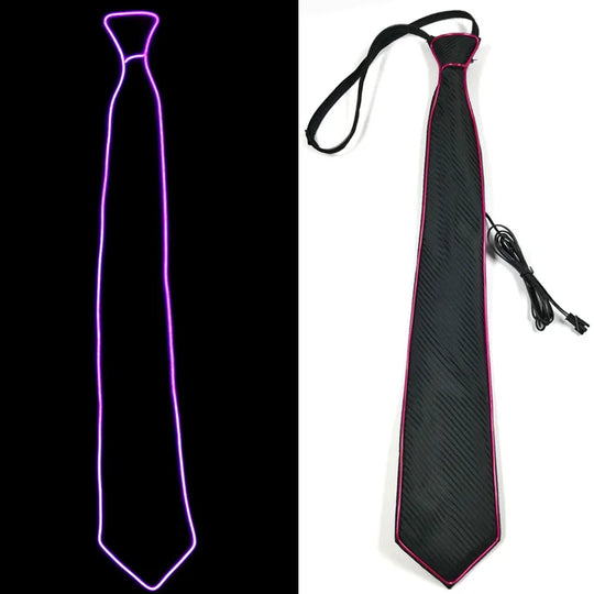 light up Men's hat and tie Led luminous Funny hat glowing Top Hat for Fluorescent club dance show props performances costumes