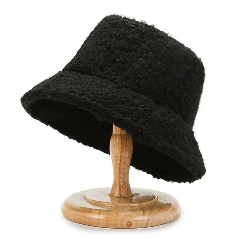 Unisex Harajuku Bucket Hat Solid Men Fishing Fisherman Hat Autumn