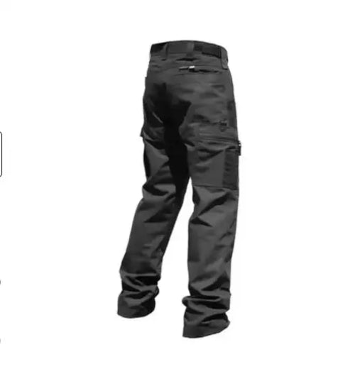 Wear Resistant Work Pant Man Multi-pocket Straight Cargo Trousers