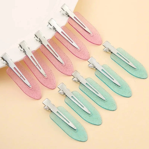 10pcs/set Women Hair Clips Side Bangs Fix FringeBarrette Makeup Tools