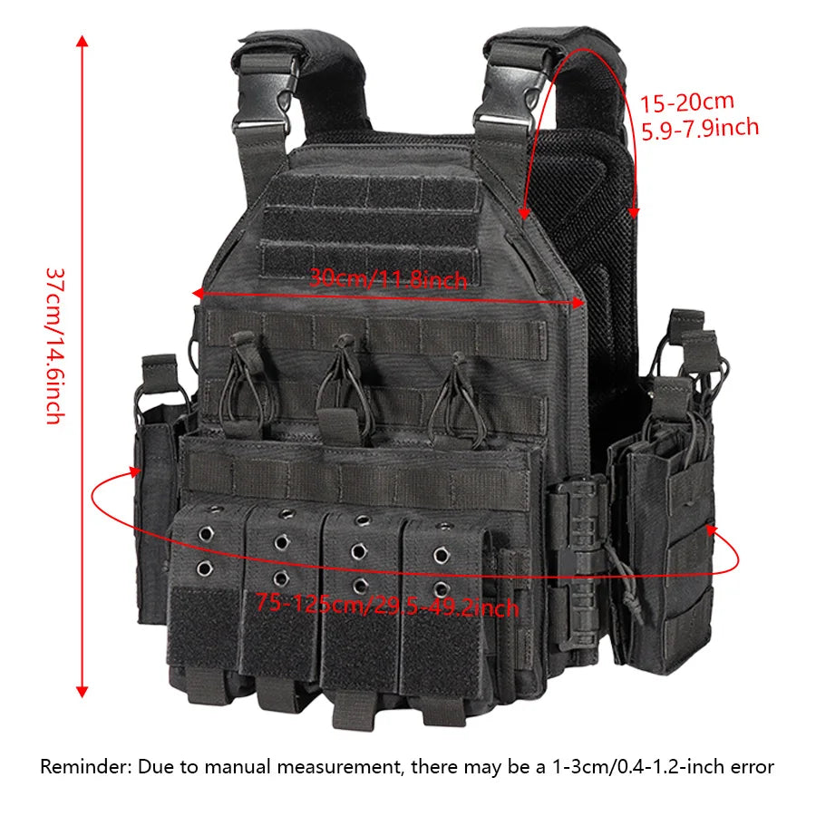 Quick dismantling tactical training vest outdoor CS protective equipment combat vest camouflage suit
