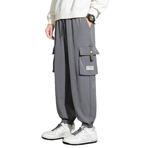 2023 Winter Men Y2k Vintage Baggy Pants Thicken Warm Pants Mens Fleece