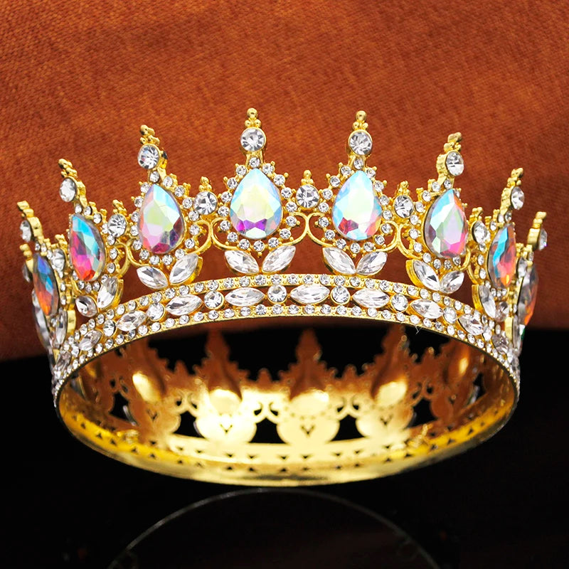 Queen King Tiaras and Crowns for Birthday Party Cake Crown Topper Bridal Wedding Crown Girls Tiara Hair jewelry Accessories