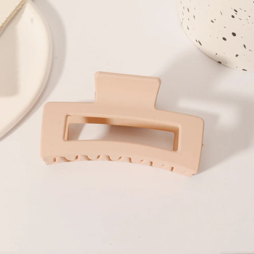 5PCS Frosted Hair Clips Simple Big Hair Claw Clips for Women Girls