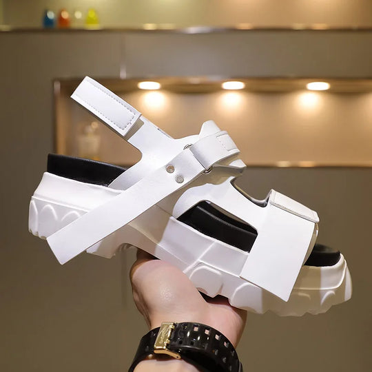 Europe/America Sandals Shoes for Men's/Women's Summer Comfortable High Top Sandals Casual Anti Slip Open Toed Bottom Beach Shoes