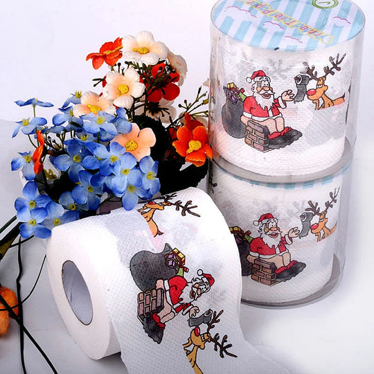 NEW Christmas Pattern Series Roll Paper Christmas Decorations Prints