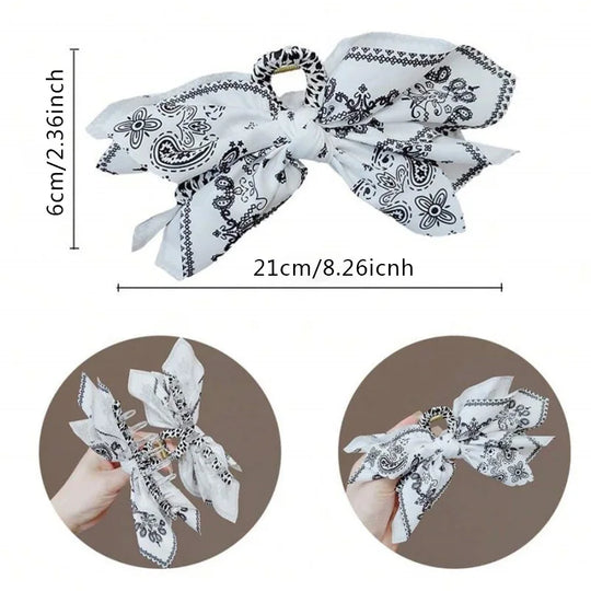 1pc new double-sided cashew flower love grabbing clip butterfly knot
