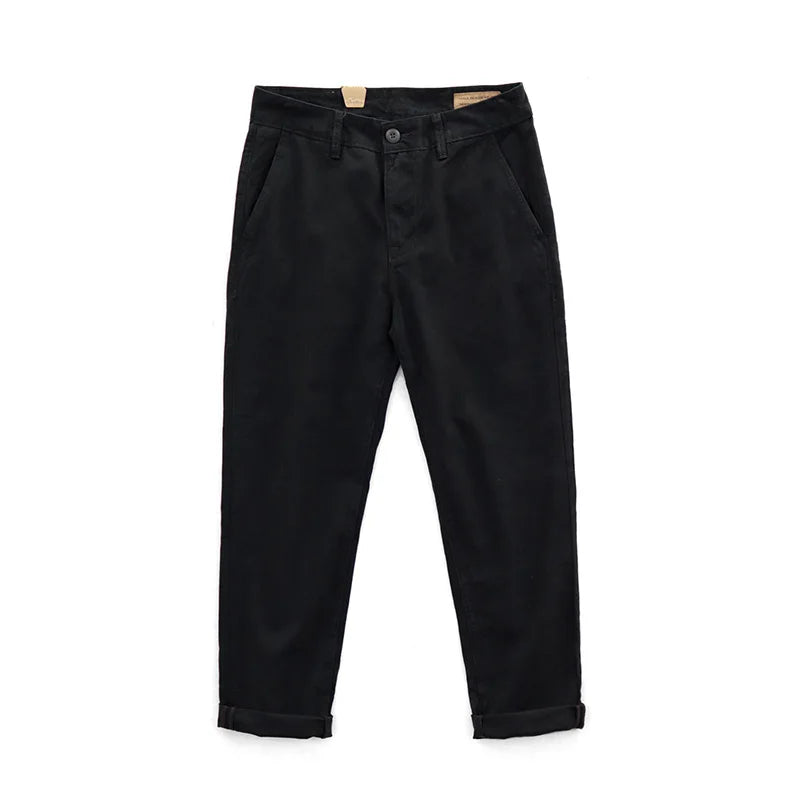 Chino pants men's AMI Kaji retro work clothes khaki pants men's cotton