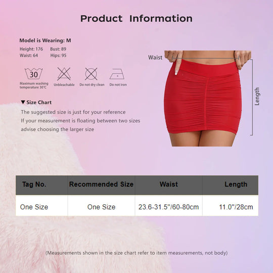 Womens Micro Mini Hip Skirts Semi Transparent Bodycon Short Skirts