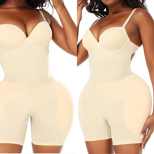 Removable Hip Padded 3D Cup Open Crotch Row Hook Buckle Back
