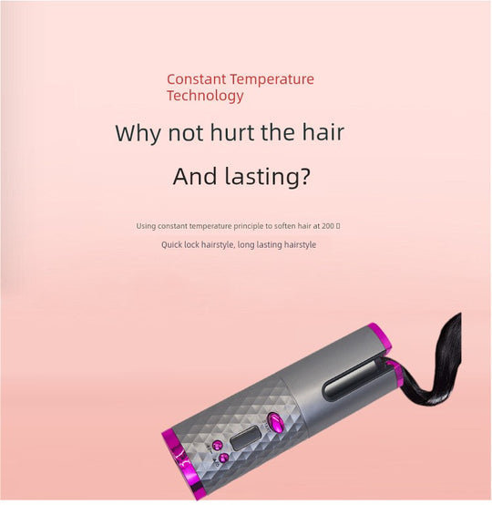 Wireless Hair Curler Cross-Border Fully Automatic Hair Curler USB Charging Bean Bag Portable For Home Hair Curler