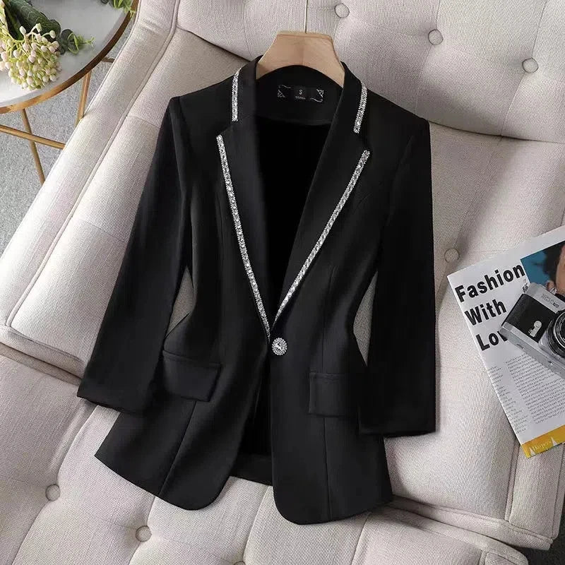 2022 Autumn  Women's Blazer Paillettes Femme Summer Sunscreen Jacket