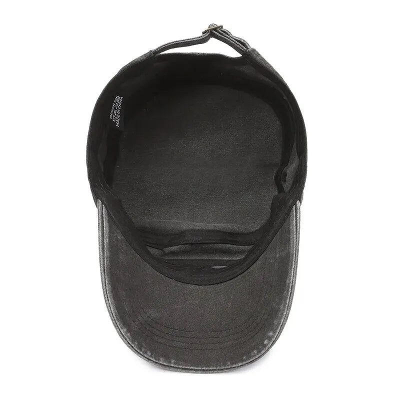 Wash Hat Wholesale Spring, Summer And Autumn New Cotton Flat Top Hat