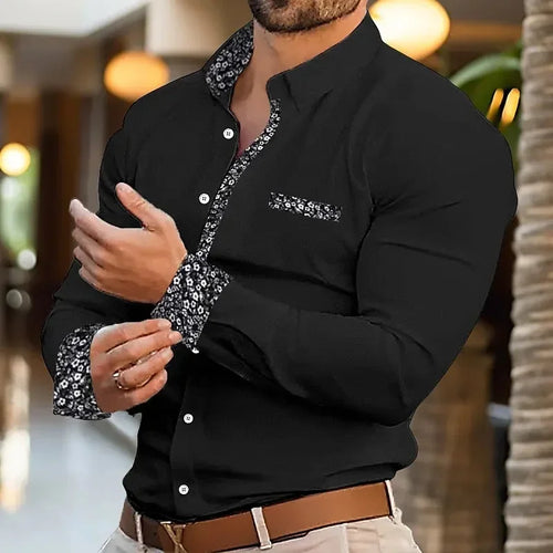 Fashion Men's Business Lapel Office Casual Outdoor Street Men's