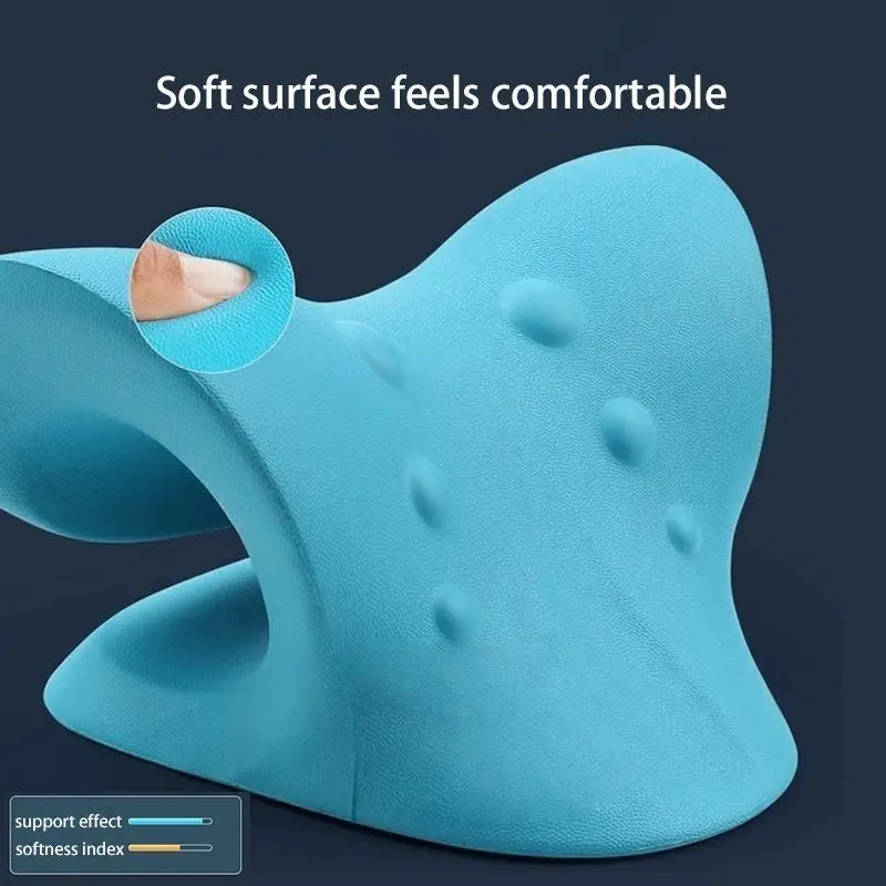 Neck Shoulder Stretcher & Massage Pillow