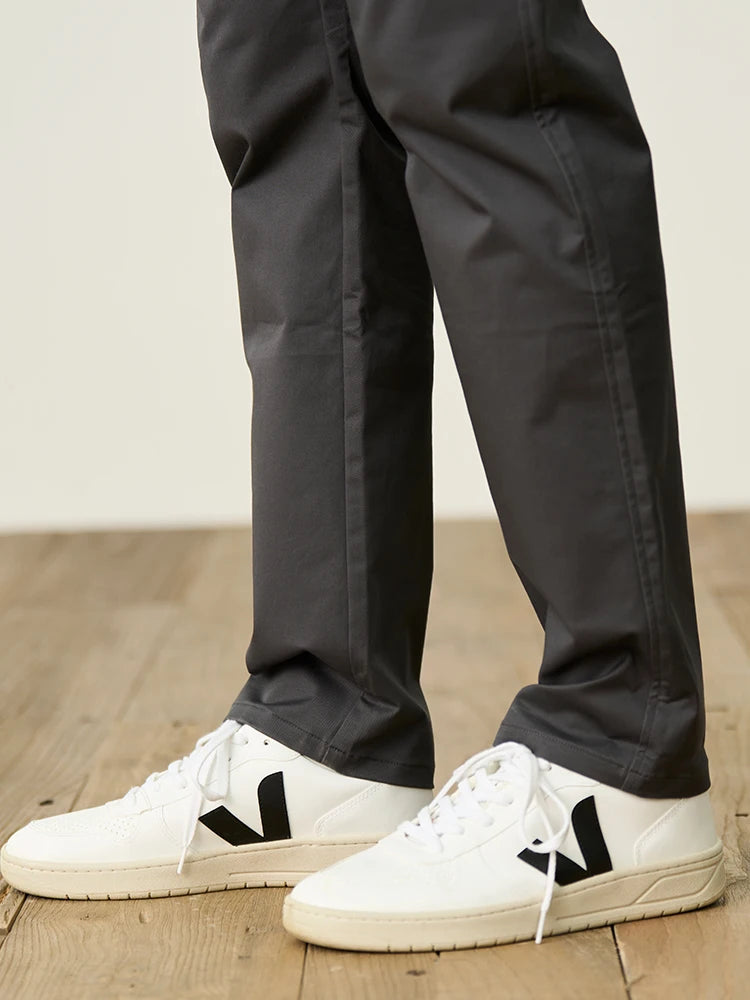 SIMWOOD 2025 Spring New Regular Straight 270gsm Fabric Pants Men