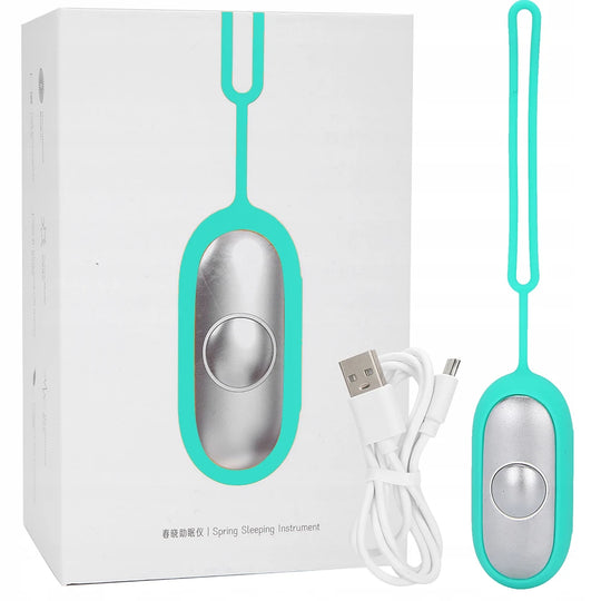Handheld Micro-Current Instrument USB Charging Handheld Relaxation Device Lightweight Sleeping Device for Insomnia Brain Massage