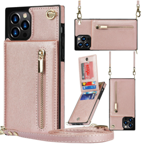 Slim Zipper Wallet Case for iPhone