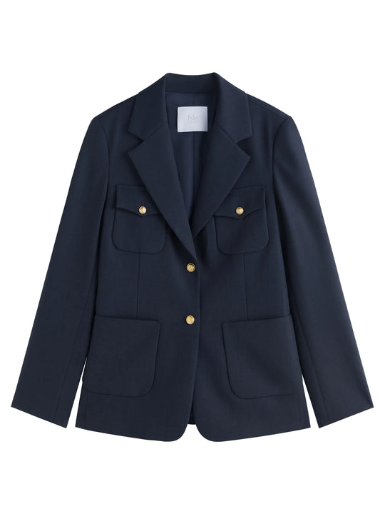 FSLE College Style Fashionable Suit Jacket For Women 2024 Autumn New