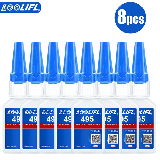 Super Glue All-Purpose Liquid 20g - Fast Drying Clear CA Adhesive for Metal,Plastic, Wood, Ceramic, Glass & DIY Repairs Easy Use