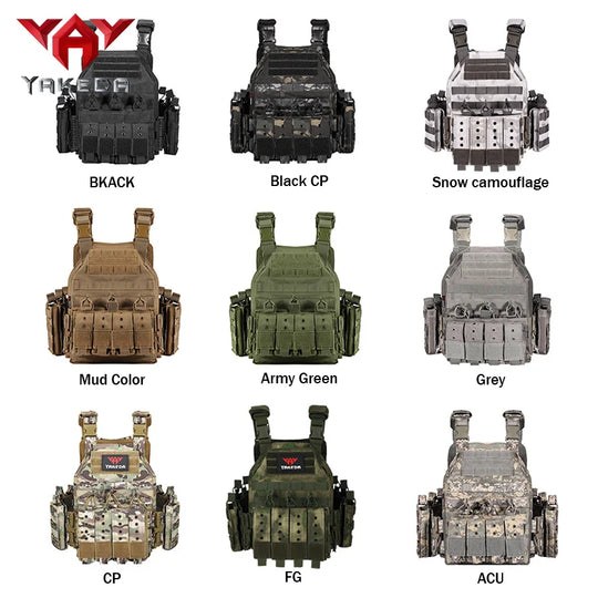 Quick dismantling tactical training vest outdoor CS protective equipment combat vest camouflage suit