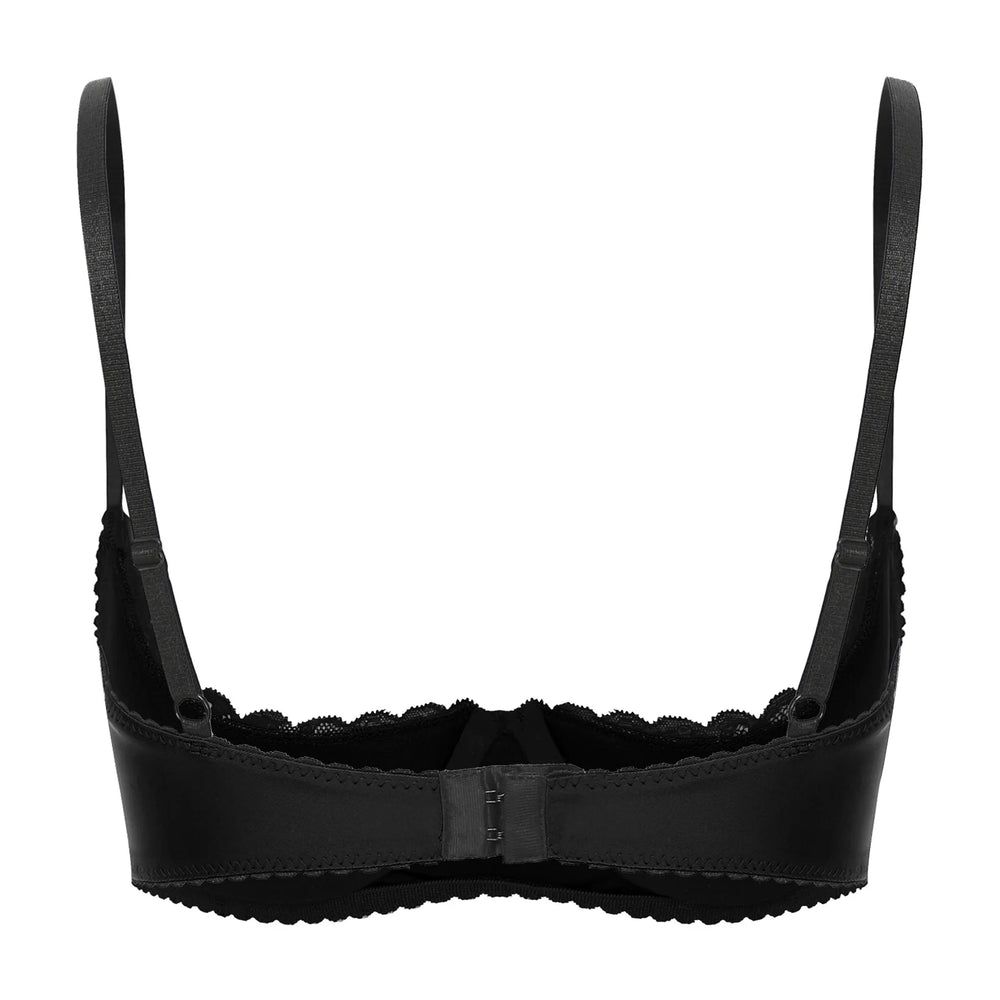 Sexy Lace Bra Women's Lingerie Underwire Half Cup Push Up Brassiere