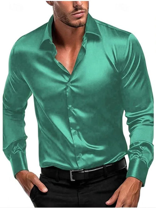 New business gentleman social fashion design shirt top Men's
