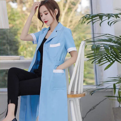 New Lab Coat High Quality Spa Uniforms Tattooist Work Clothing Scrubs