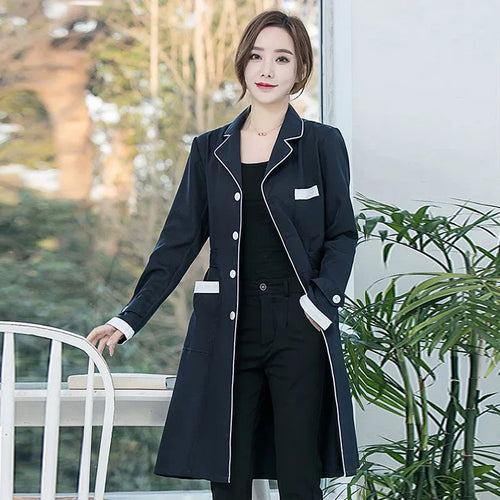 New Lab Coat High Quality Spa Uniforms Tattooist Work Clothing Scrubs