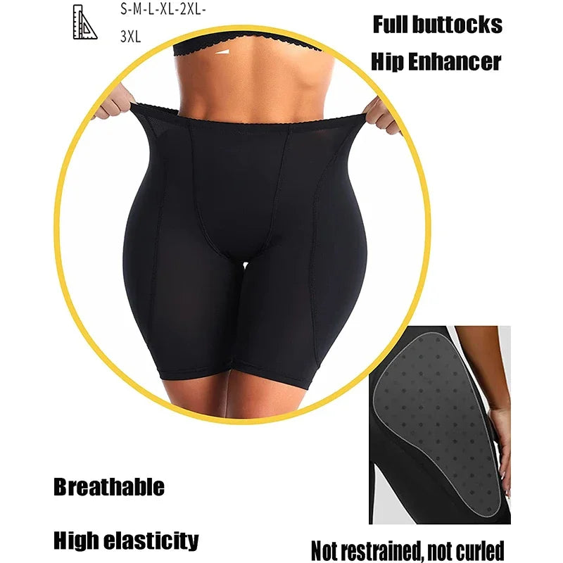 Bum Enhancer Hip Butt Lifter Cushion Padded Panties Women