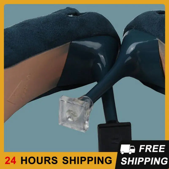 2Pcs High Heels Protector Cover Stoppers Stilettos Latin Dance Shoes